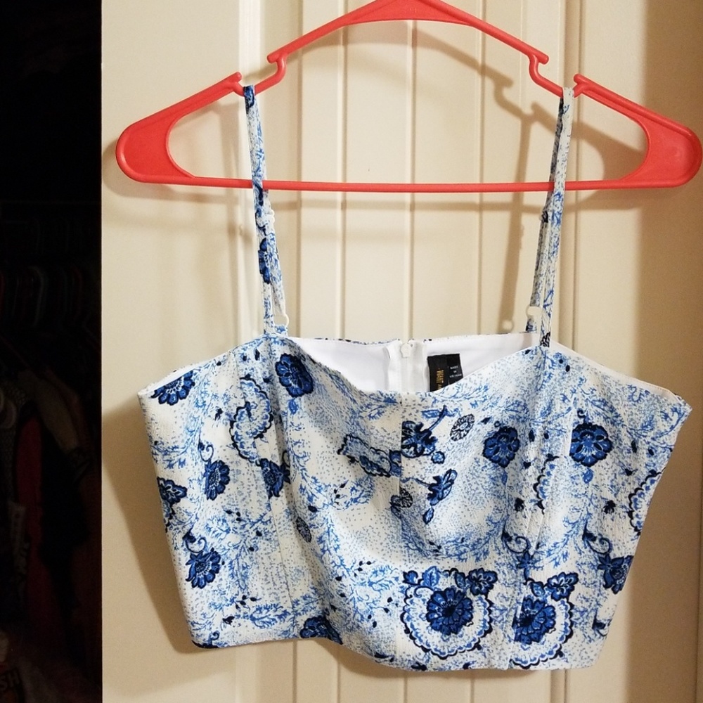 Sexy bustier top